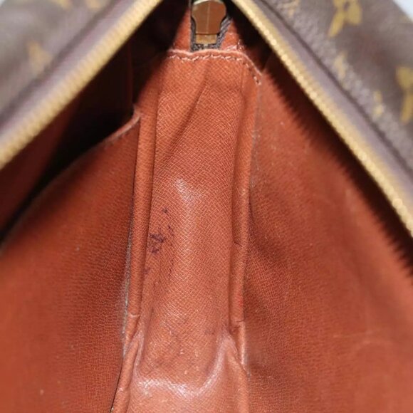 LOUIS VUITTON Monogram Compiegne 28 Clutch Bag LV Auth - Picture 15 of 16